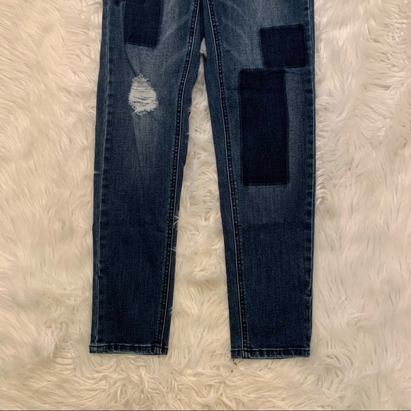 Celebrity Pink Ripped Patched Jean Tournai - Picture 3 of 10